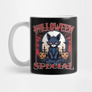 Halloween Special - Vintage Cat Mug